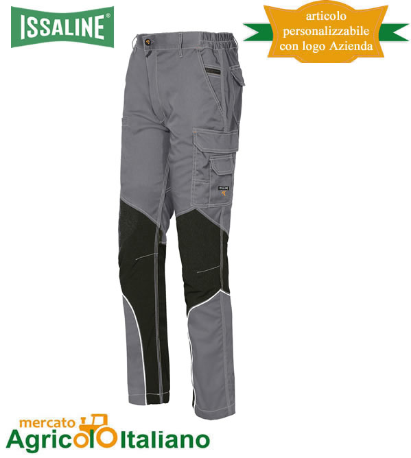 Pantalone tecnico slim fit Issaline Mod. Extreme grigio chiaro