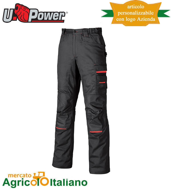 Pantalone U-Powe Mod. Nimble colore grey meteorite