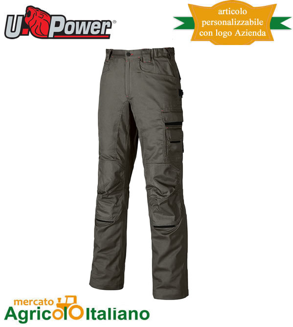 Pantalone U-Powe Mod. Nimble colore stone grey