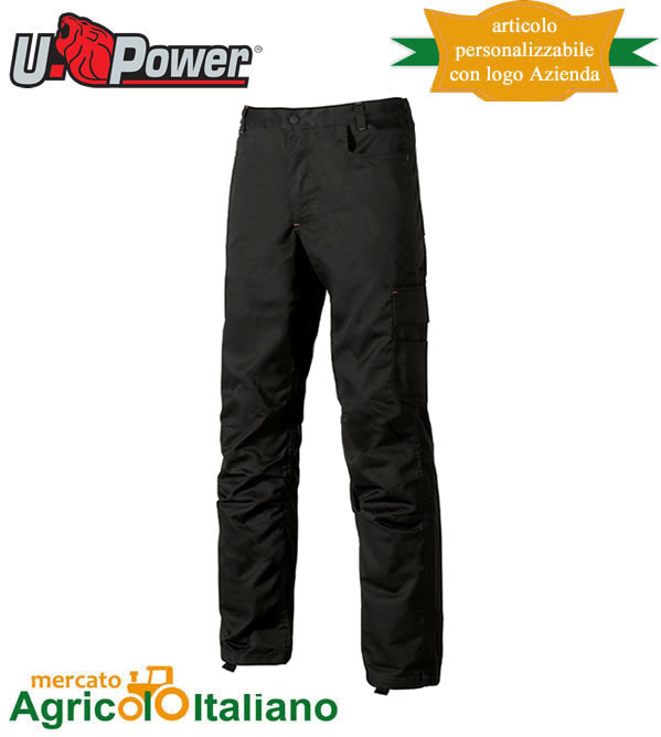 Pantaloni da lavoro U-Power Alfa Black Carbon