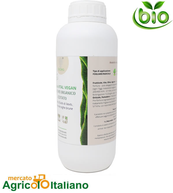 BioDea Vital Vegan concime organico azotato Conf.1 Lt